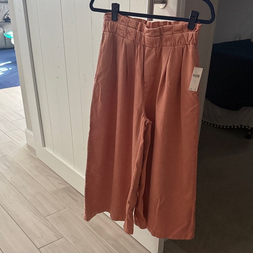 Pilcro Peach Wide Leg Pants